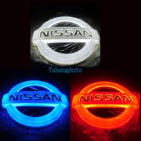 Hot New BALBLA NEW 10.6x9cm 11.7x10cm Car 4D Cold Light Front Grille Emblem Badge Auto Led Trunk Logo for Nissan Almera Sylphy Altima Sentra zhi