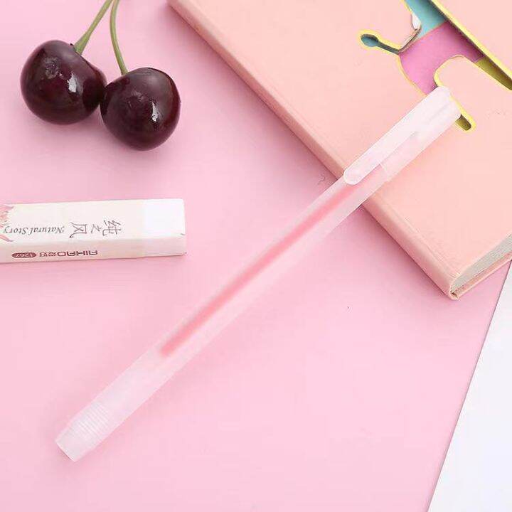 แบบใหม่-ล้าง-frosted-เจลปากกา-0-5mm-ballpen-เรียนรู้เครื่องเขียน-เครื่องใช้สำนักงาน