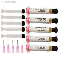 ◕❀ RMA-223 Welding Flux Syringe Barrel Flux PCB IC Mobile Phone Repair SMD Rework 10CC Syringe Barrel Soldering Welding Oil