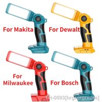 ♧□☃ hrgrgrgregre 12w portátil conduziu a luz de advertência da lâmpada trabalho para makita bosch dewalt milwaukee m ferramentas elétricas 18v bateria lítio iluminação ar livre