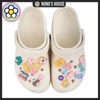 Nongs House-** พร้อมส่ง **[jibbitz] อุปกรณ์เสริมรองเท้า  สำหรับ crocs รูปแบบขนมหวานสาวน่ารัก