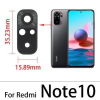 【Worth-Buy】 เลนส์กระจกกล้องถ่ายรูปสำหรับ Xiaomi Redmi Note 10S กระจกกล้องหลังด้านหลังพร้อมกาวสำหรับ Xiaomi Redmi Note 10 Pro Note 10 5G เลนส์กล้องถ่ายรูป