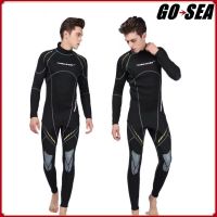 Fundivers ใหม่ล่าสุด 3 Neoprene One-piece ชุดว่ายน้ำผู้ชาย Frogman Scuba ชุดเล่นเซิร์ฟดำน้ำฉมวกแทงปลาเก็บชุดดำน้ำอบอุ่น