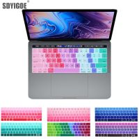 keyboard cover  For Mac Book pro13 15 with Touch Bar A2159 A1706 A1707 A1989 A1990 Laptop Keyboard Covers Gradient keyboard film