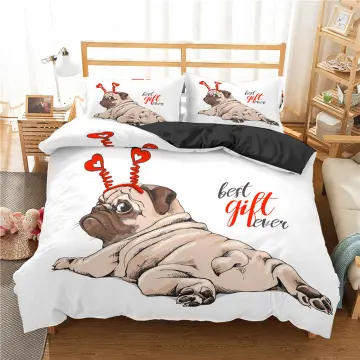 Pug comforter cheap