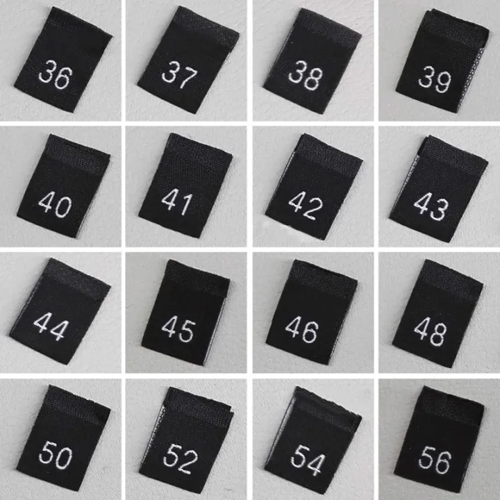 clothing tag size