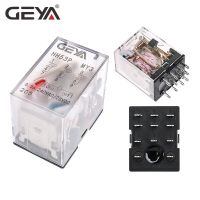 Geya รีเลย์ Dc5v ขนาดเล็ก11พิน Dc24v Dc12v Ac110v Ac220v Hh53p รีเลย์สำหรับการใช้งานทั่วไปแม่เหล็กไฟฟ้าขนาดเล็ก5a