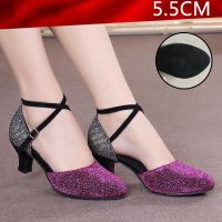 Modern Dance Shoes For Women Hot Selling Brand Dance Shoes Salsa Ballroom Tango Latin Shoes For Girls Ladies Heel About 3.5/ 5.5