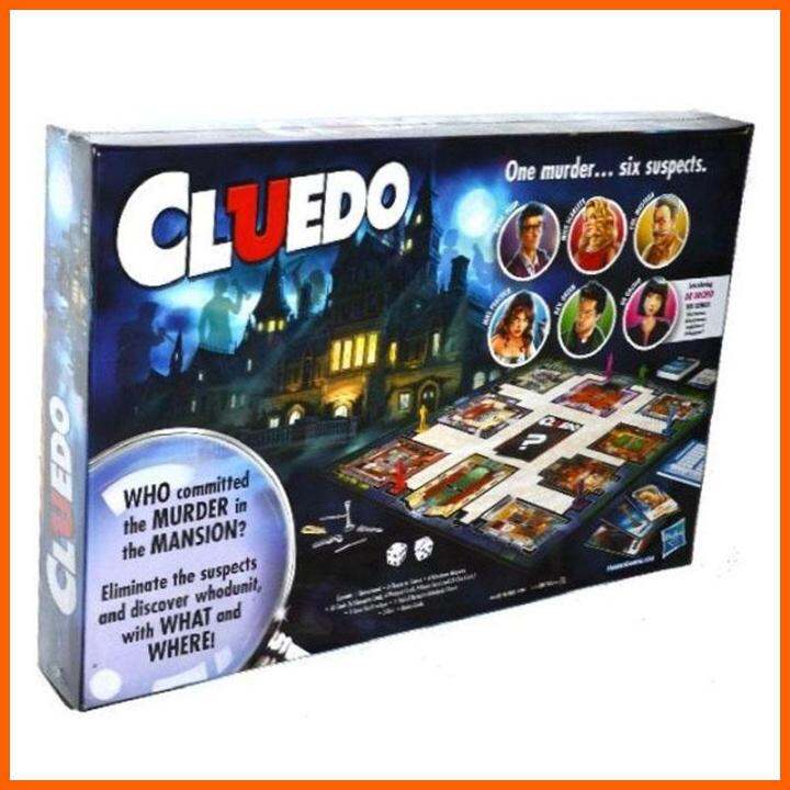 ร้านเซอร์ไพร์ส-เกมกระดานcluedo-เกมลึกลับคลาสสิกของขวัญเกมปาร์ตี้ยอดนิยมนำเสนอเวอร์ชั่นภาษาอังกฤษ