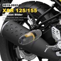 ▧ Falling Protection XSR125 Exhaust Slider Protector CNC Aluminum For Yamaha XSR 125 155 XSR155 2019 2020 2021 2022 Accessories