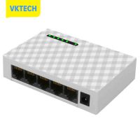 [Vktech] 5พอร์ต1000M Gigabit Network Switch RJ45 LAN Desktop Ethernet HUB Shunt