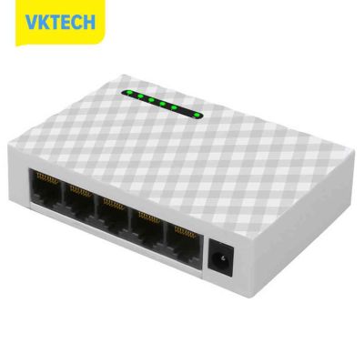[Vktech] 5พอร์ต1000เมตรสวิตช์เครือข่ายกิกะบิต RJ45 LAN เดสก์ท็อปฮับตัด
