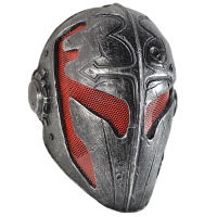 Hockey Mask หน้ากาก หมวก Templar Mask Death Race ซิ่งสั่งตาย สีแดง อัศวิน นักรบ วัสดุไฟเบอร์กลาส Fiberglass สยองขวัญ สุดโหด ปาร์ตี้ คอสเพลย์ ฮาโลวีน ของขวัญ แฟนซี ฮอกกี้ รักบี้ Hat Halloween Fancy Horror Party Cosplay Rugby Fancy Gift