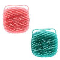 【cw】 Silicone Scrubber Scalp Bathing Hair Washing Exfoliator Dandruff Exfoliating