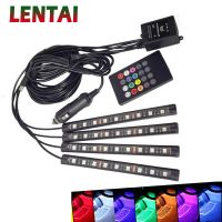 Lentai ไฟบรรยากาศ Led 12V สำหรับรถยนต์1ชุดแถบไฟ Led Rgb สำหรับ Mercedes W203 W204 Bmw E39 E36 E90 F30วอลโว่ Xc60 Xc90อัลฟ่า