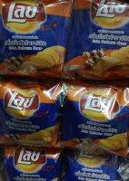 Lays มันฝรั่งเลย์ร็อคบาร์บีคิวขนาด13กรัม​ x​ 12ซองครับ