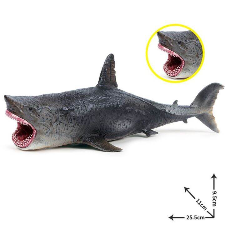 micheer-sea-life-megalodonตุ๊กตาแอคชั่นpvcการศึกษาสัตว์ของเล่นสำหรับการเรียนรู้สำหรับของขวัญเด็ก