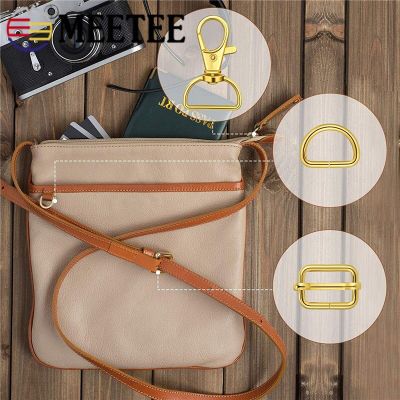 ：“{—— 1Set Metal Bag Buckle D Ring Swivel Lobster Clasp Pin Roller Slider Snap Hook For Keychain Pet Collar Bags Hardware Accessories