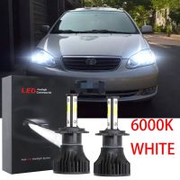 ชุดหลอดไฟหน้าฮาโลเจน LED 6000K 2003 6000K แบบเปลี่ยน สําหรับ Toyota Altis E120 2000-2006 2PCS