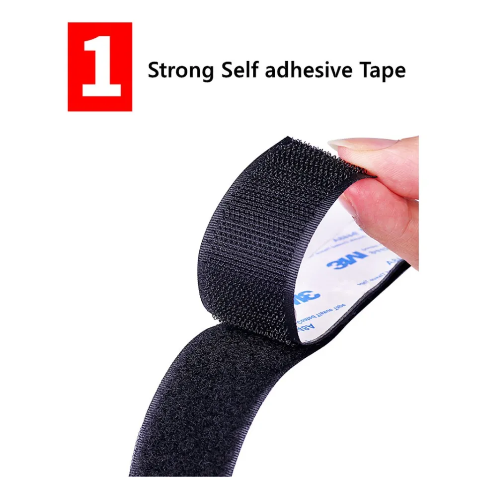20/100mm in Width Strong Self Adhesive Velcro Heavy Duty Hook and Loop Tape  Fastener Sticky