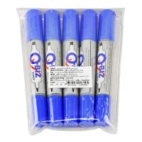 คิวบิซ ปากกาเคมี 2 หัว สีน้ำเงิน x 5 ด้าม
