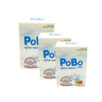 POBO Soap สบู่น้ำแร่คลอลาเจน (3 ก้อน )