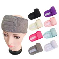 Sports headband Facial spa headband Female Yoga headband Double layer sweatwicking hijab Velcro headband hair accessories female