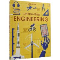 Usborne lift the flap engineering childrens engineering knowledge popular science flipping engineering principles encyclopedia popular science book English version 6-9 years old childrens Popular Science Encyclopedia English original imported