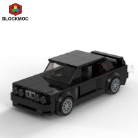 MOC Brick1986 M3 E30 M4 M1 Racing Sports Car Technical Vehicle Speed Champion Racer Building Blocks Retro Car Garage Toy For Boy