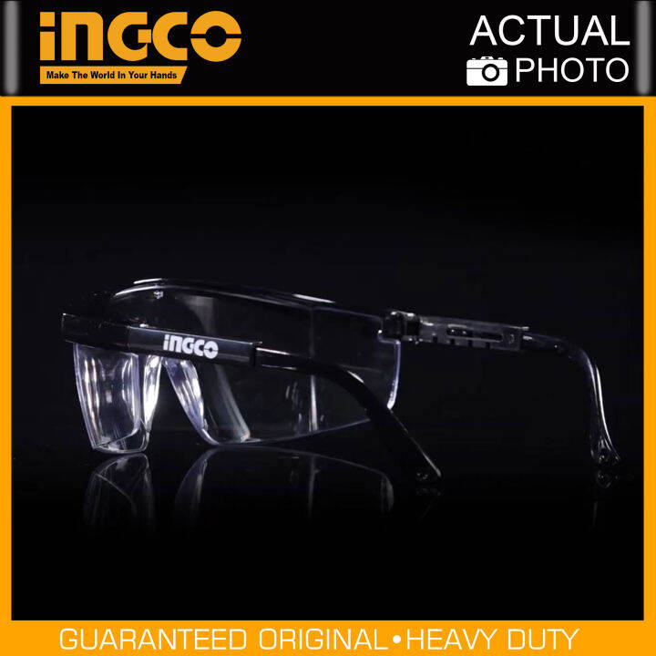 ingco-แว่นตากันสะเก็ด-ขาปรับเลื่อนได้-แว่นตานิรภัย-รุ่น-hsg04-safety-goggles