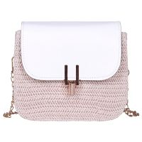 New Chain Womens Messenger Bag Fashion Small Straw Bag Shoulder Ins