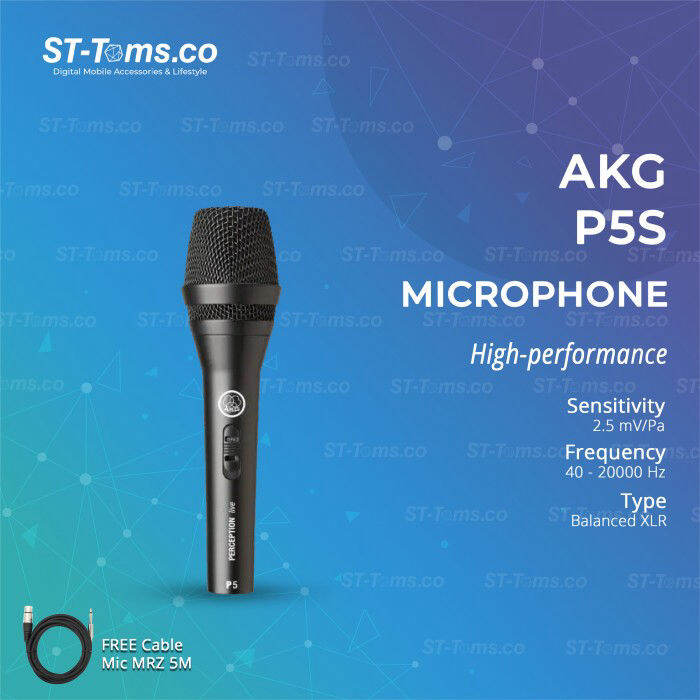 AKG P5S / P 5S / P5 S Handheld Vocal Microphone Lazada Indonesia