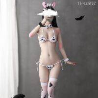 ? Lingerie women are lovely cow 1307 three-point role-playing suit uniform temptation