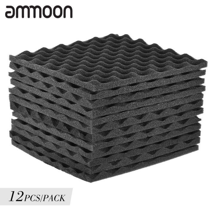 [okoogee]12 Pack Studio Acoustic Foams Panels Sound Insulation Foam 30