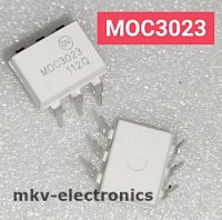 (2ตัว) MOC3023 , 3023 , DIP-6 , OPTO - TRIAC IC