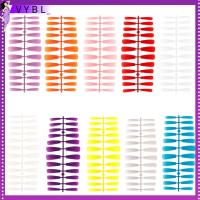 VYBL 24Pcs/Set Matte ส่วนขยาย ทำเล็บ เล็บปลอม เล็บปลอมโลงศพ เคล็ดลับเล็บ เล็บนางระบำ