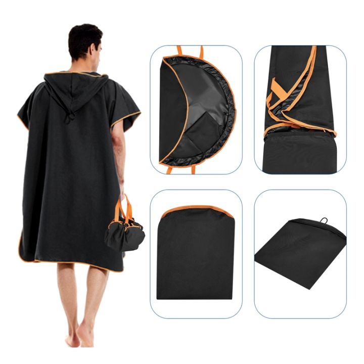 1-pcs-waterproof-mat-clothes-changing-carrying-bag-with-handle-shoulder-straps-for-surfing-black