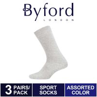 Byford Sport Socks (3 Pairs) Assorted Colour - BSF635G