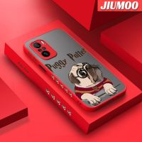 JIUMOO เคสสำหรับ Xiaomi MI POCO F3 Redmi K40 K40 Pro ดีไซน์ใหม่ลายการ์ตูนปั๊กบางฝ้าแข็งขอบเคสนิ่มใส่โทรศัพท์เคสซิลิโคนกันกระแทกคลุมทั้งหมดกรอบป้องกันเลนส์กล้อง