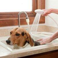 Upgrade Your Pet Grooming Routine with this 49.21"×2.36" Pet Shower Tub Faucet Sprayer