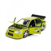 1:24 BrianS 2002 Mitsubishi Lancer Evolution ของเล่น VII สำหรับเด็กผู้ชายไดคาสรถยนต์รุ่น12 + Y