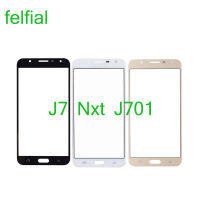 10 PcsLot Samsung Galaxy J7 Neo J701 J7แผง Nxt แผง Skrin Entuh Kaca Depan. Kaca LCD dengan Gam OCA