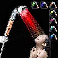 Bathroom 37Colors Changes Led Shower Head High Pressure Water Saving Rainfall Anion Temperature Control Spa Shower Head