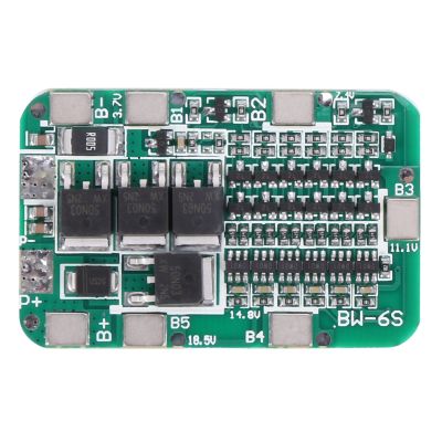 6S 15A 24V PCB BMS Charger Protection Board for 6 18650 Li-Ion Lithium Battery Cell Module DIY Kit