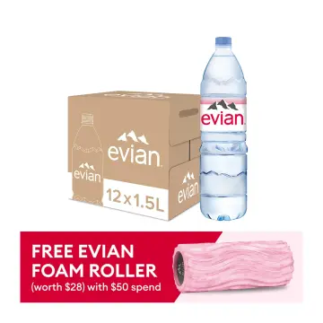 Evian Water Glass Bottle - Best Price in Singapore - Feb 2024