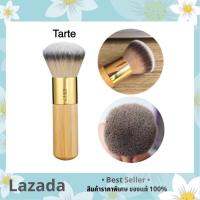 แปรง Tarte (ด้ามไม้ สีทอง)  Airbrush Finish Bamboo Foundation Brush