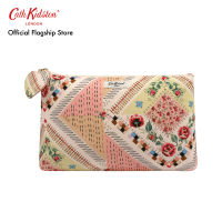 Cath Kidston Organic Cotton Zip Cosmetic Bag Patchwork Cream/Pink กระเป๋า กระเป๋าเครื่องสำอาง กระเป๋าแคทคิดสตัน