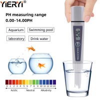 Yieryi PH-032k Mini PH เมตรตัวทดสอบคุณภาพอุปกรณ์ตรวจจับค่า PH กันน้ำวัด0.0-14.0 PH