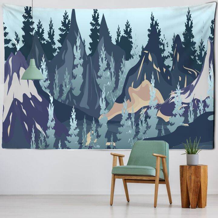 simplicity-style-tapestry-nordic-wall-hanging-for-living-room-bohemian-plant-print-fabric-hanging-painting-decor