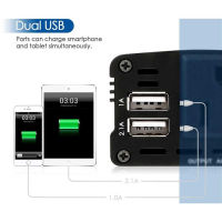 ที่ชาร์จอินเวอร์เตอร์ DC 12V เป็น AC 220V 150W วัตต์ 2usb สําหรับรถยนต์TH